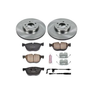 BMW X5 Brake Kit - Front - PowerStop - Autospecialty Rotors + Z17 Evolution Plus Ceramic Pads - `07-`10
