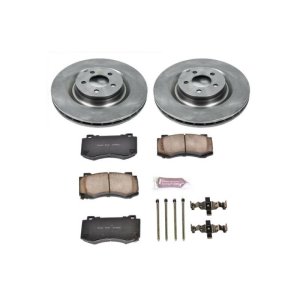Dodge Magnum Brake Kit - Front - PowerStop - Autospecialty Rotors + Z17 Evolution Plus Ceramic Pads - `06-`08