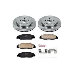 Cadillac CTS Brake Kit - Rear - PowerStop - Autospecialty Rotors + Z17 Evolution Plus Ceramic Pads - `08-`14
