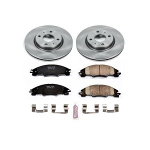 Ford Focus Brake Kit - Front - PowerStop - Z17 Stock Replacement - Ceramic Pads + Autospecialty Rotors - `08-`11