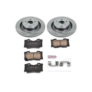 INFINITI Q60 Brake Kit - Rear - PowerStop - Autospecialty Rotor + Z17 Evolution Plus Ceramic Pads - `14-`15