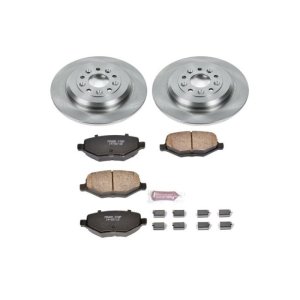 Ford Edge Brake Kit - Rear - PowerStop - Z17 Evolution Plus Ceramic Pads + Autospecialty Rotors - `11-`15 Ford Edge Brake Kit - Rear - PowerStop - Z17 Evolution Plus Ceramic Pads + Autospecialty Rotors - `11-`15