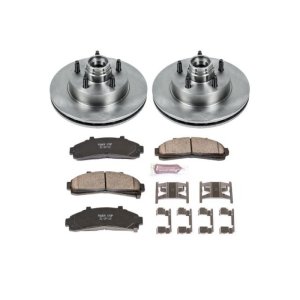 Ford Ranger Brake Kit - Front - PowerStop - Autospecialty Rotors + Z17 Evolution Plus Ceramic Pads - `98-`02