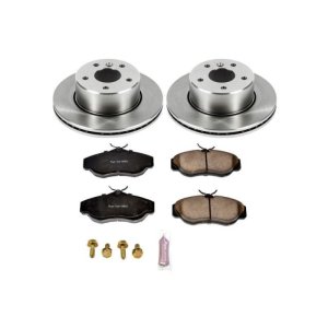Land Rover Discovery Brake Kit - Front - PowerStop - Z17 Stock Replacement Rotors + Z17 Evolution Plus Ceramic Pads - `99-`04
