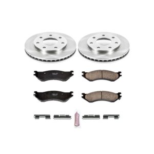 Ford F-150 Brake Kit - Front - PowerStop - Autospecialty Rotors + Z17 Evolution Plus Ceramic Pads - `00-`03