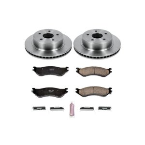Dodge Ram 1500 Brake Kit - Rear - PowerStop - Z17 Evolution Plus Pads + Autospecialty Rotors - `04-`06
