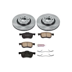 Volvo S60 Brake Kit - Front - PowerStop - Autospecialty + Z17 Evolution Plus Ceramic - `01-`09