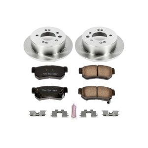 Hyundai Elantra Brake Kit - Rear - PowerStop - Z17 Evolution Plus Rotors + Z17 Ceramic Pads - `07-`10