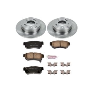 Hyundai Sonata Brake Kit - Rear - PowerStop - Z17 Stock Replacement + Autospecialty Rotors - `06-`08