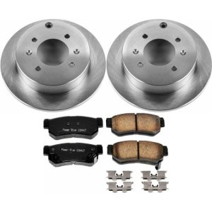 Hyundai Sonata Brake Kit - Rear - PowerStop - Z17 Evolution Plus Ceramic Pads + Autospecialty Rotors - `99-`05