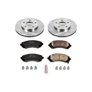 Buick Rendezvous Brake Kit - Front - PowerStop - Z17 Stock Replacement Rotors + Z17 Evolution Plus Ceramic Pads - `02-`07