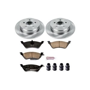 Chrysler Town & Country Brake Kit - Rear - PowerStop - Z17 Evolution Plus Ceramic Pads + Autospecialty Rotors - `01-`07