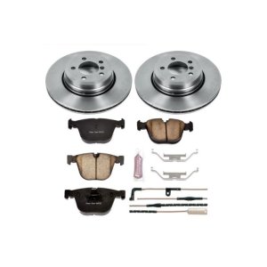 BMW 7 Series Brake Kit - Rear - PowerStop - Z17 Stock Replacement + Autospecialty Rotors + Z17 Evolution Plus Ceramic Pads - `06-`08
