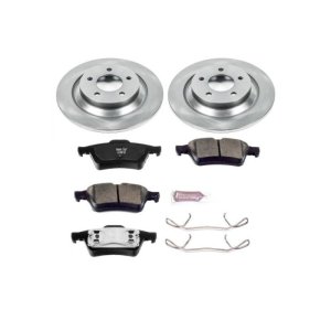 Mazda 5 Brake Kit - Rear - PowerStop - Z17 Evolution Plus Ceramic Pads + Autospecialty Rotors - `06-`07
