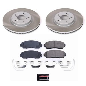 GMC Sierra 3500 HD Brake Kit - Front + Rear - PowerStop - Z17 Evolution Plus Ceramic Pads + Autospecialty Rotors - `07-`10
