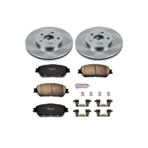 Toyota Avalon Brake Kit - Front - PowerStop - Z17 Evolution Plus Ceramic Pads + Autospecialty Brake Rotors - `05-`07