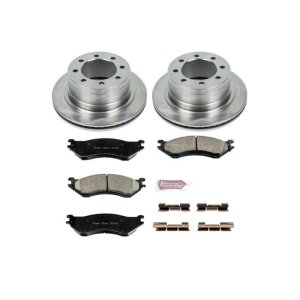 Dodge Ram 1500 Brake Kit - Rear - PowerStop - OE Style Rotors + Z17 Evolution Plus Ceramic Pads - `06-`08