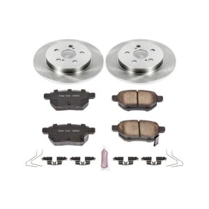 Lexus CT200h Brake Kit - Rear - PowerStop - Z17 Evolution Plus Ceramic Pads + Autospecialty Rotors - `11-`17