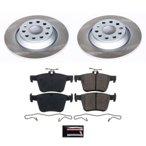 Chevrolet Silverado 2500 HD Brake Kit - Front + Rear - PowerStop - Autospecialty Rotors + Z17 Evolution Plus Ceramic Pads - 2011