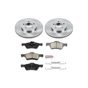 Ford Escape Brake Kit - Front - PowerStop - Z17 Evolution Plus Ceramic Pads + Autospecialty Rotors - `10-`12