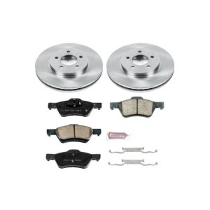 Ford Escape Brake Kit - Front - PowerStop - Z17 Evolution Plus Ceramic Pads + Autospecialty Rotors - `10-`12
