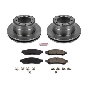 Ford F-350 Super Duty Brake Kit - Rear - PowerStop - Z17 Evolution Plus Ceramic Pads + Autospecialty Rotors - `10-`12