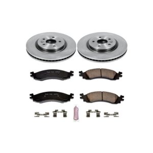 Ford Taurus Brake Kit - Front - PowerStop - Autospecialty Rotors + Z17 Ceramic Pads - `11-`12