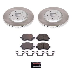 BMW X5 Brake Kit - Front + Rear - PowerStop - Z17 Evolution Plus Ceramic Pads + Autospecialty Rotors - `04-`06