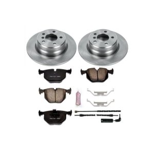 BMW X5 Brake Kit - Rear - PowerStop - Autospecialty Rotors + Z17 Evolution Plus Ceramic Pads - `00-`06
