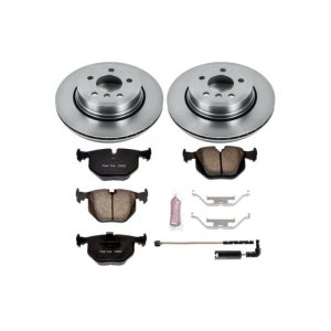 BMW X3 Brake Kit - Rear - PowerStop - Autospecialty Rotors + Z17 Evolution Plus Ceramic Pads - `04-`10