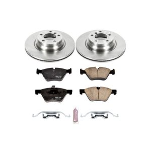 BMW 3 Series Brake Kit - Front - PowerStop - Z17 Evolution Plus Ceramic Pads + Autospecialty Rotors - 2006 BMW 3 Series Brake Kit - Front - PowerStop - Z17 Evolution Plus Ceramic Pads + Autospecialty Rotors - 2006