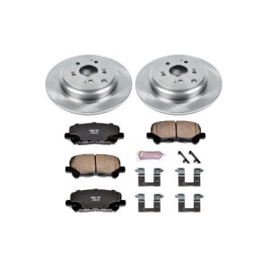 Honda Pilot Brake Kit - Rear - PowerStop - Z17 Evolution Plus Ceramic Pads + Autospecialty Rotors - `12-`15