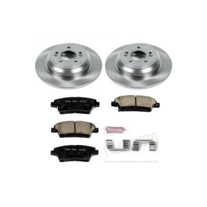 Genesis G80 Brake Kit - Rear - PowerStop - Z17 Evolution Plus Ceramic Pads + Autospecialty Rotors - `17-`18