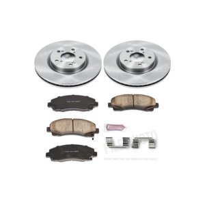 Acura TL Brake Kit - Front - PowerStop - Z17 Evolution Plus Rotors + Z17 Ceramic Pads - `09-`14