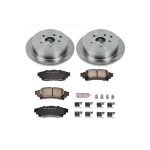 Lexus RX350 Brake Kit - Rear - PowerStop - Z17 Evolution Plus Ceramic Pads + Autospecialty Rotors - `10-`15
