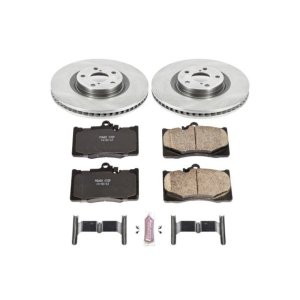 Lexus GS350 Brake Kit - Front - PowerStop - Z17 Stock Replacement Rotors + Z17 Evolution Plus Ceramic Pads - `09-`11