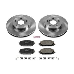 Lexus CT200h Brake Kit - Front - PowerStop - Z17 Stock Replacement Rotors + Z17 Evolution Plus Ceramic Pads - `11-`17