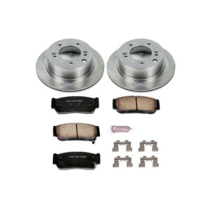 Kia Sorento Brake Kit - Rear - PowerStop - Autospecialty Rotors + Z17 Ceramic Pads - `03-`06