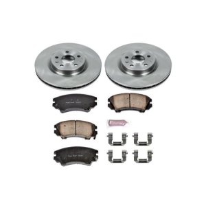 Chevrolet Caprice Brake Kit - Front - PowerStop - Z17 Stock Replacement, Ceramic Pads + Autospecialty Rotors - `11-`17