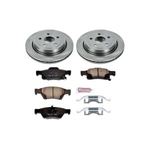 Dodge Durango Brake Kit - Rear - PowerStop - Z17 Evolution Plus Ceramic Pads + Autospecialty Rotors - `11-`19