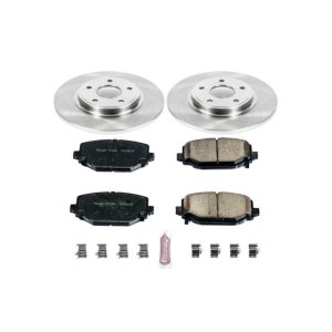 Chrysler Town & Country Brake Kit - Rear - PowerStop - Z17 Evolution Plus Ceramic Pads + Autospecialty Rotors - `12-`16