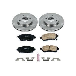 Ford Fiesta Brake Kit - Front - PowerStop - Z17 Evolution Plus Ceramic Pads + Autospecialty Rotors - `11-`19