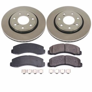 Ford F-150 Brake Kit - Front - PowerStop - Z17 Evolution Plus Rotors + Ceramic Pads - `10-`14 Ford F-150 Brake Kit - Front - PowerStop - Z17 Evolution Plus Rotors + Ceramic Pads - `10-`14