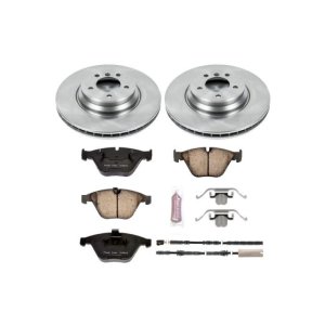 BMW X1 Brake Kit - Front - PowerStop - Autospecialty Rotors + Z17 Evolution Plus Ceramic Pads - `13-`15