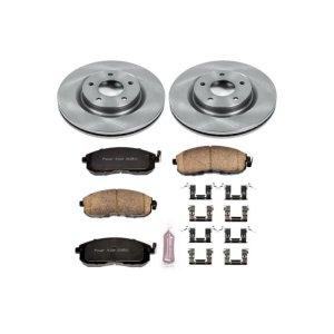 Nissan Juke Brake Kit - Front - PowerStop - Z17 Stock Replacement Rotors + Z17 Evolution Plus Ceramic Pads - `11-`17