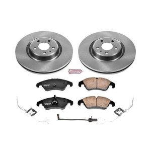 Audi A6 Brake Kit - Front - PowerStop - Z17 Evolution Plus Rotors + Z17 Ceramic Pads - `14-`18