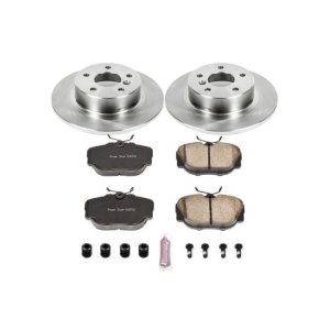 Land Rover Discovery Brake Kit - Rear - PowerStop - Z17 Evolution Plus Ceramic Pads + Autospecialty Rotors - `99-`04