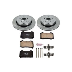 Hyundai Genesis Coupe Brake Kit - Rear - PowerStop - Z17 Evolution Plus Ceramic Pads + Autospecialty Rotors - `10-`16