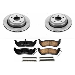 Ford Ranger Brake Kit - Rear - PowerStop - Z17 Evolution Plus Ceramic Pads + Autospecialty Rotors - `10-`11