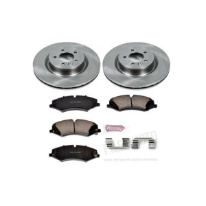 Land Rover Range Rover Sport Brake Pads + Rotors - Front - PowerStop - Z17 Stock Replacement: Autospecialty Rotors + Z17 Evolution Plus Ceramic Pads - `10-`13 Land Rover Range Rover Sport Brake Pads + Rotors - Front - PowerStop - Z17 Stock Replacement: Autospecialty Rotors + Z17 Evolution Plus Ceramic Pads - `10-`13